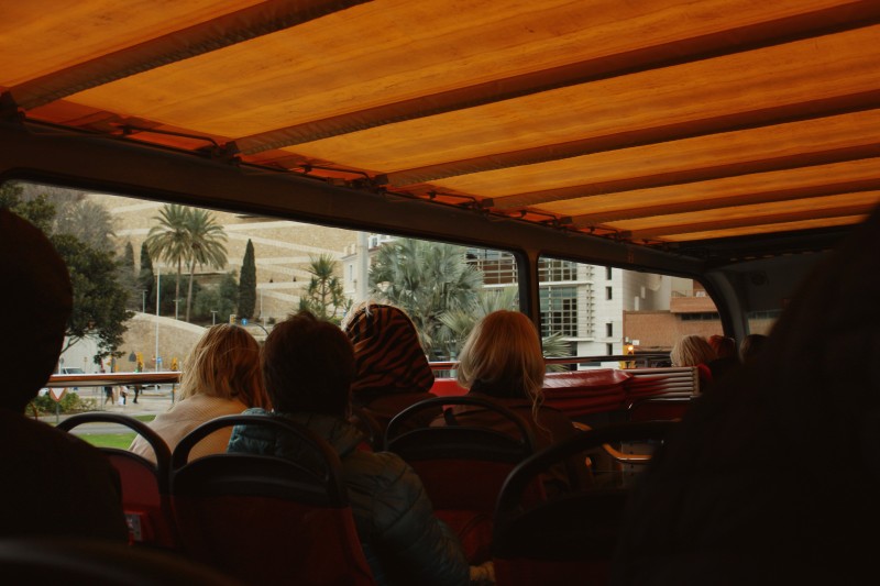 Guiris disfrutando Málaga