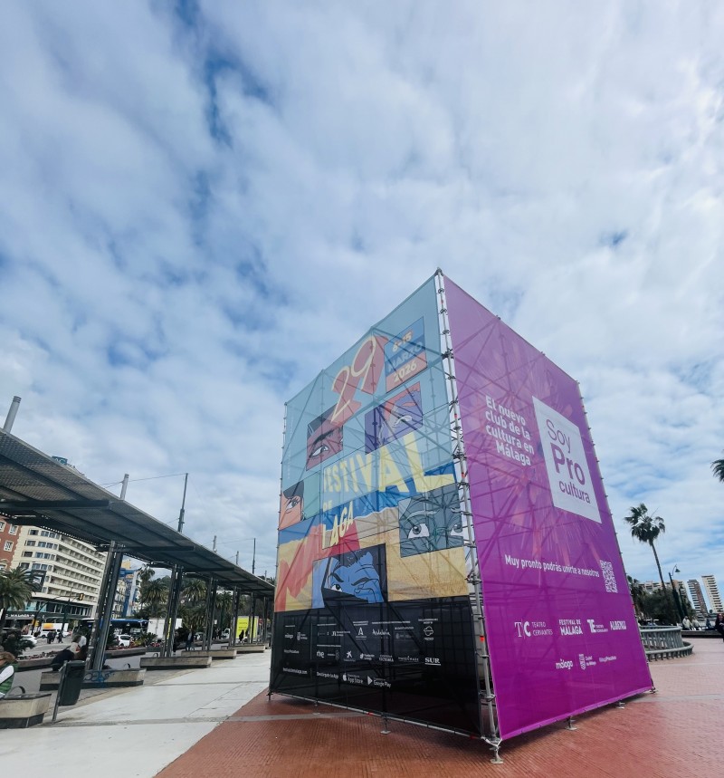 La luz malagueña de Marzo, es cine.