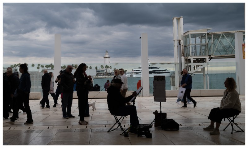 El Palmeral y los artistas.