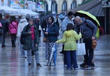 Día lluvioso en Málaga