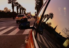 Disfrutando el atardecer
