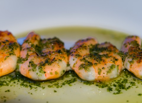 pinchos de gambas